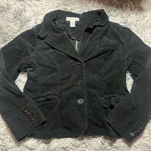 Bamboo Traders Black Corduroy Blazer
